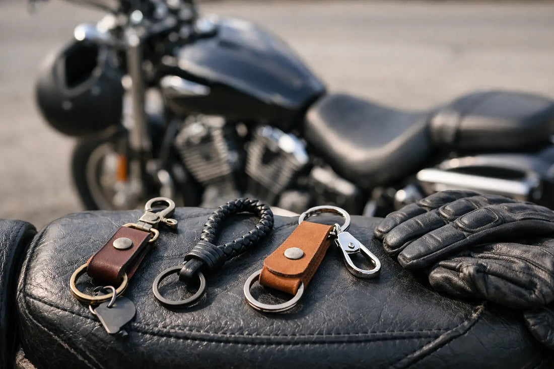 Best American Made Leather Keychains for Riders
