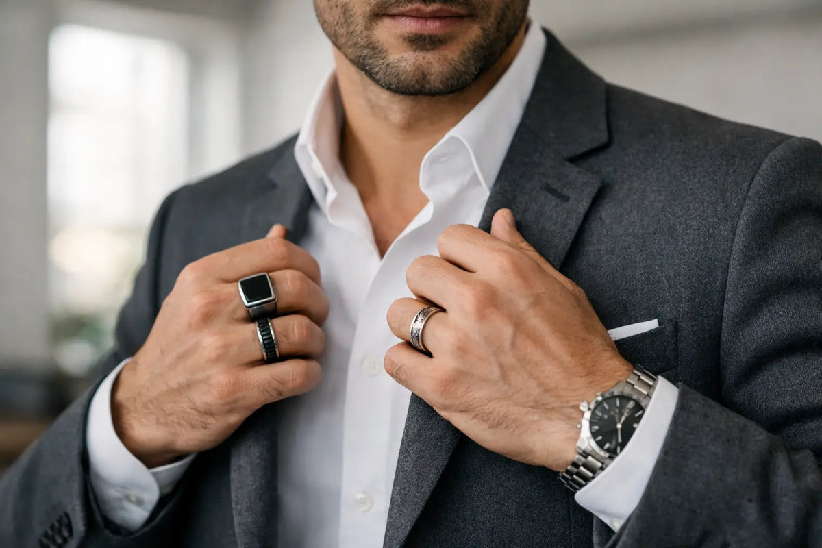 How to Style Men's Rings Without Overdoing It