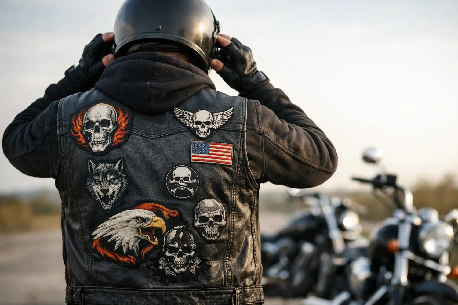 How to Wear Biker Patches the Right Way