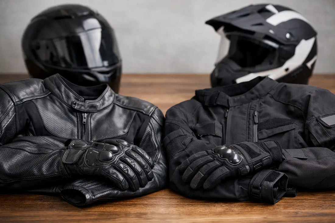 Leather Versus Textile Riding Gear Explained