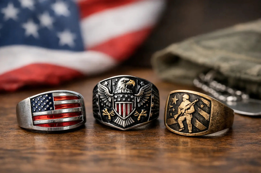 Men’s Patriotic Rings That Mean Something