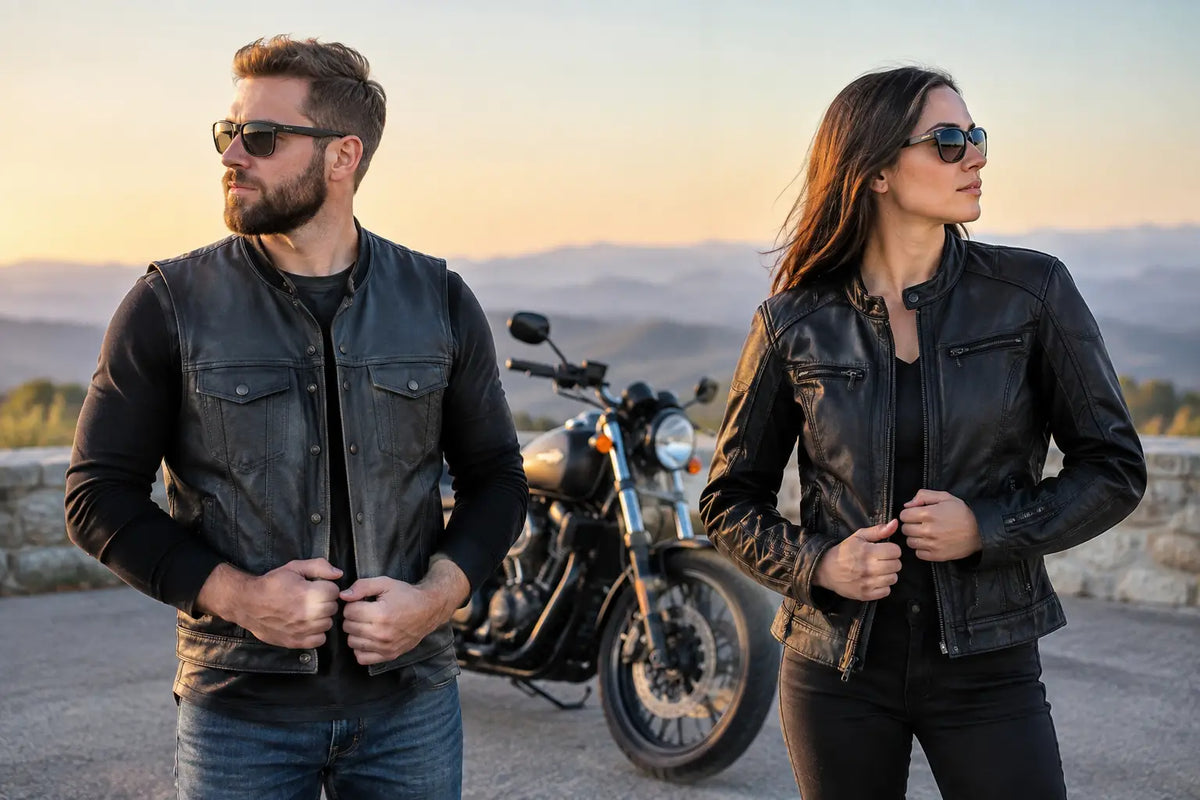 Motorcycle Vest Versus Jacket for Real Riders