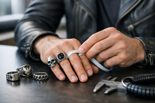 How to Size Mens Biker Rings Right