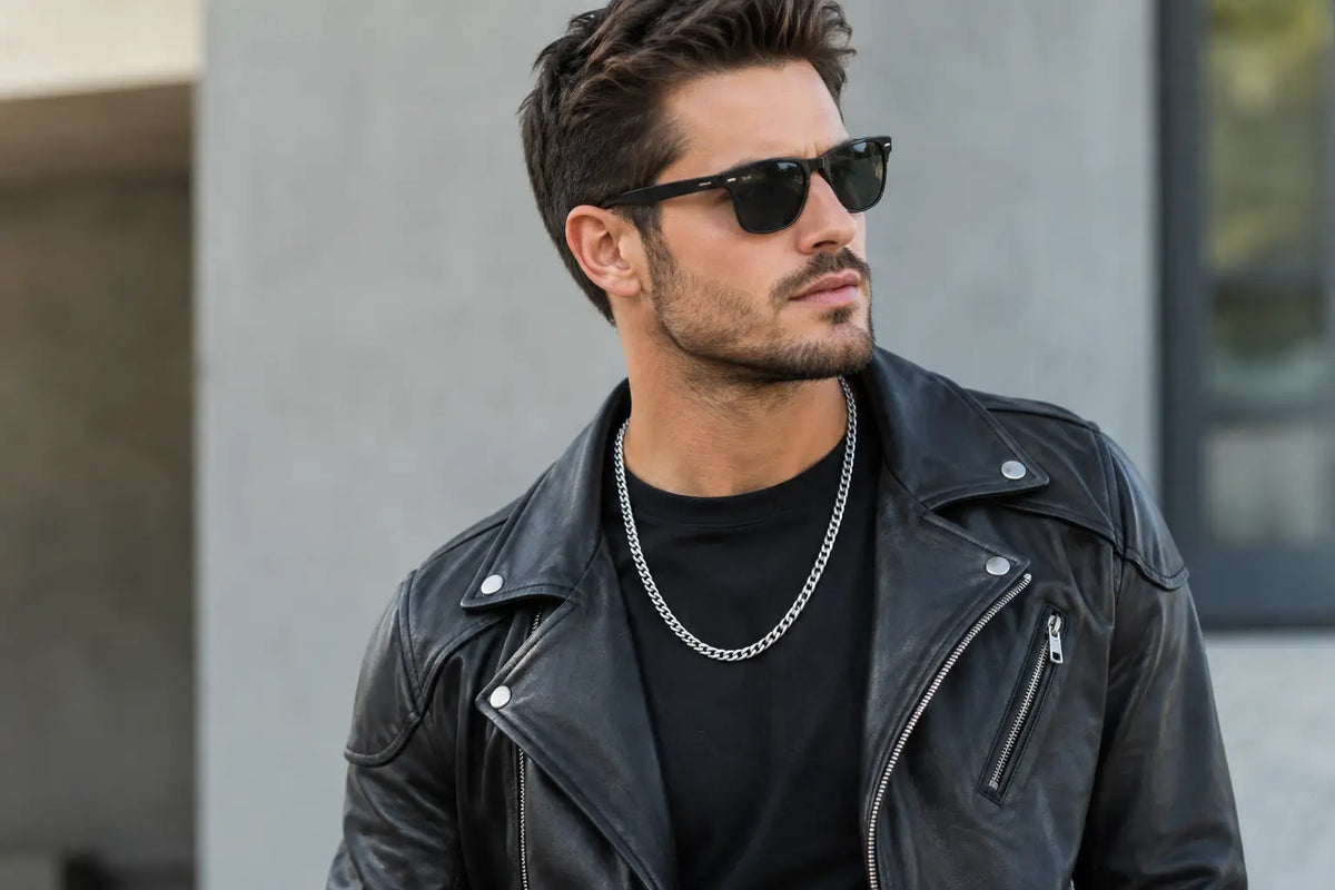 How to Wear Biker Chains Without Looking Forced