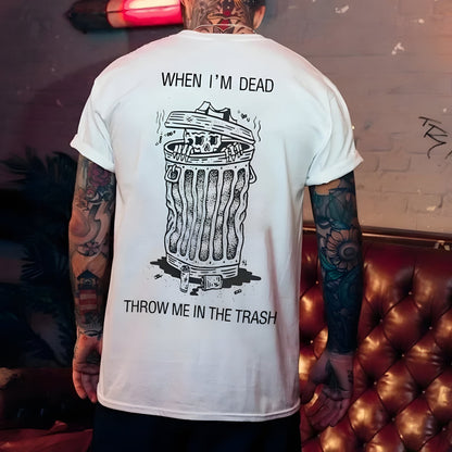 Style and Fashion Graphic Cotton T-shirt For Biker