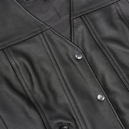 Women's Gray Single Back Panel Concealed Carry Vest