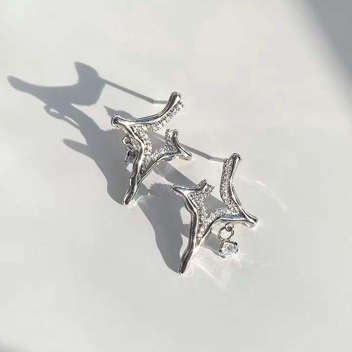 Asterism Rhinestone Earrings -   Asterism Rhinestone Earrings    qykyai-sq.myshopify.com