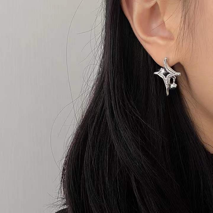 Asterism Rhinestone Earrings -   Asterism Rhinestone Earrings    qykyai-sq.myshopify.com