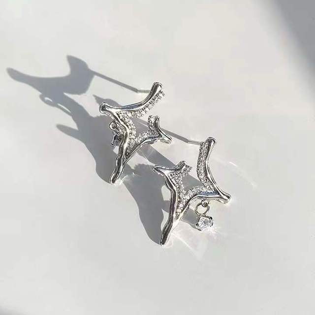 Asterism Rhinestone Earrings -   Asterism Rhinestone Earrings    qykyai-sq.myshopify.com