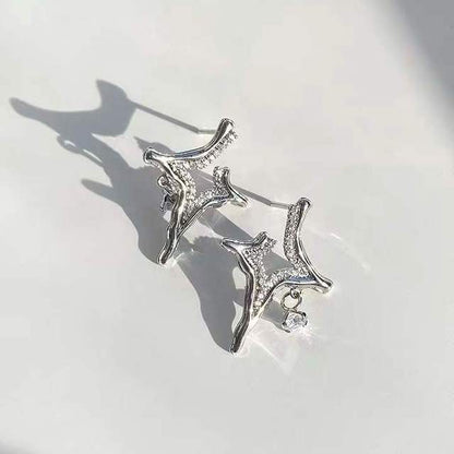 Asterism Rhinestone Earrings -   Asterism Rhinestone Earrings    qykyai-sq.myshopify.com