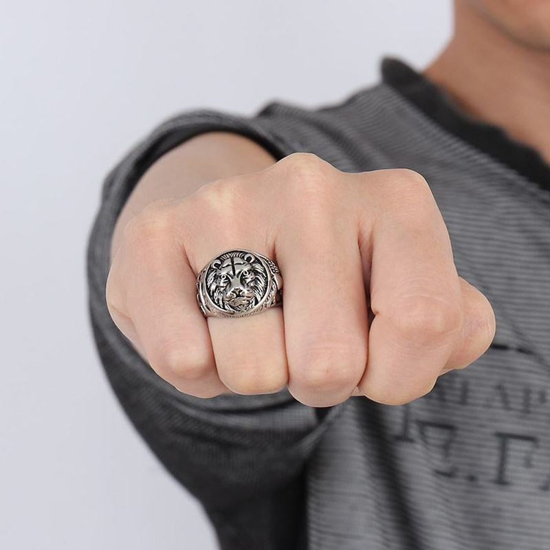 Lion Head Rings -   Lion Head Rings    qykyai-sq.myshopify.com