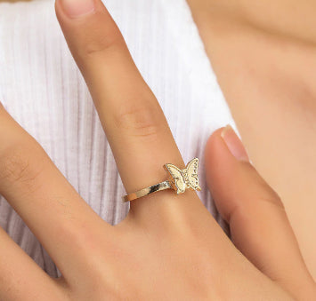 Fidget Spinner Rotatable Ring For Women - 