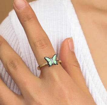 Fidget Spinner Rotatable Ring For Women - 