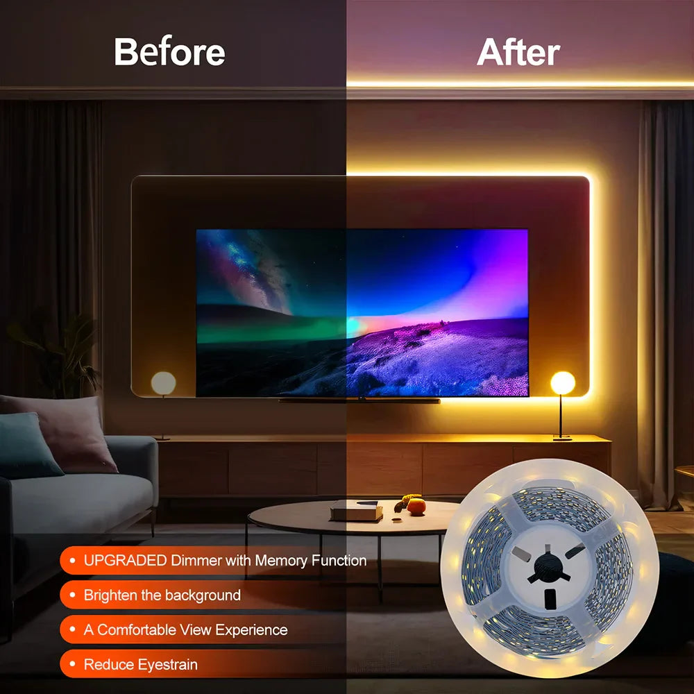 5V 2835 USB LED Strip Light - 