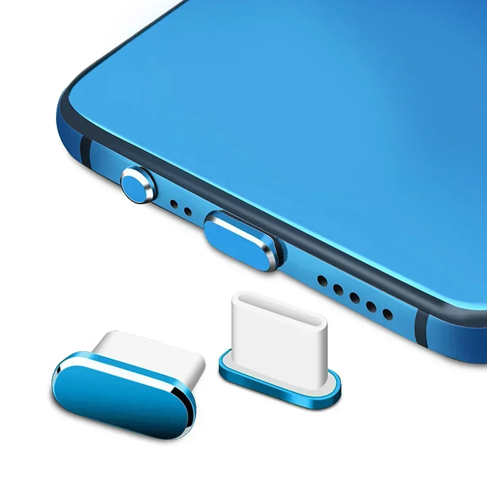 2Pcs 16PM Metal Dust Plug For iPhone - 