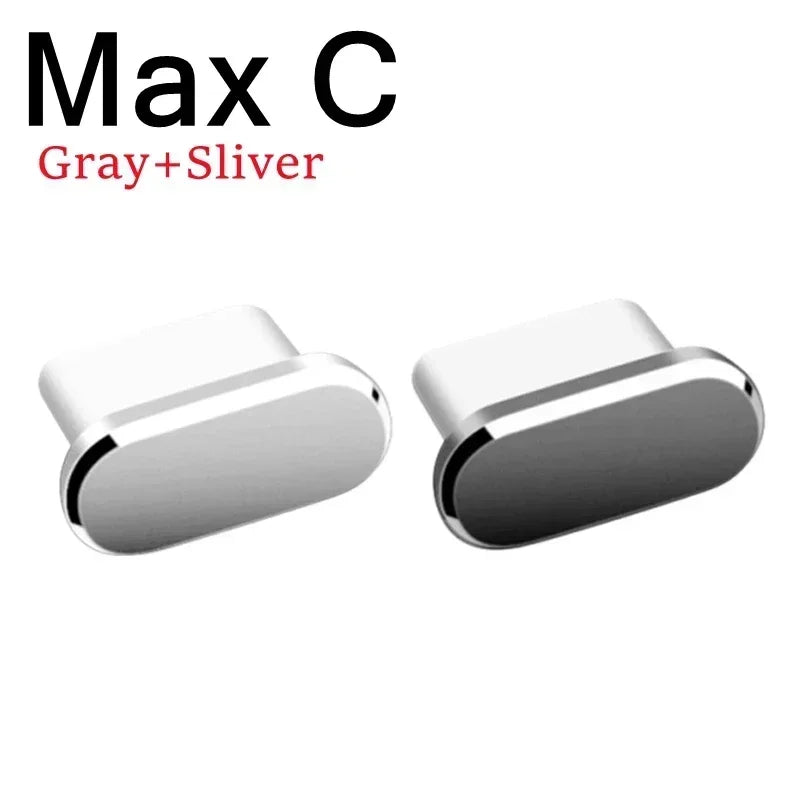 2Pcs 16PM Metal Dust Plug For iPhone - 