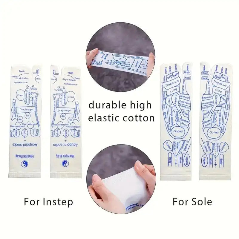 Reflexology Socks With Massage Trigger Tool - 