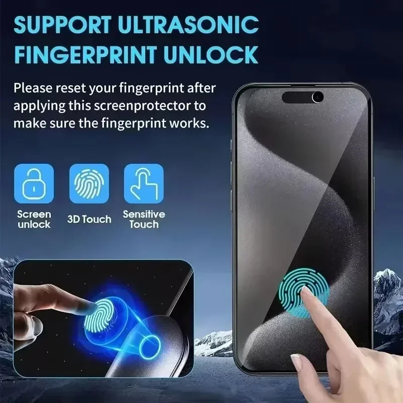 Full Cover Privacy Screen Protector For iPhone 11 12 13 14 15 Pro Max - 
