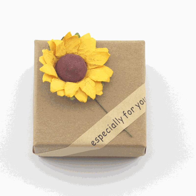 Sunshine in My Heart – Sunflower Pendant Necklace - 