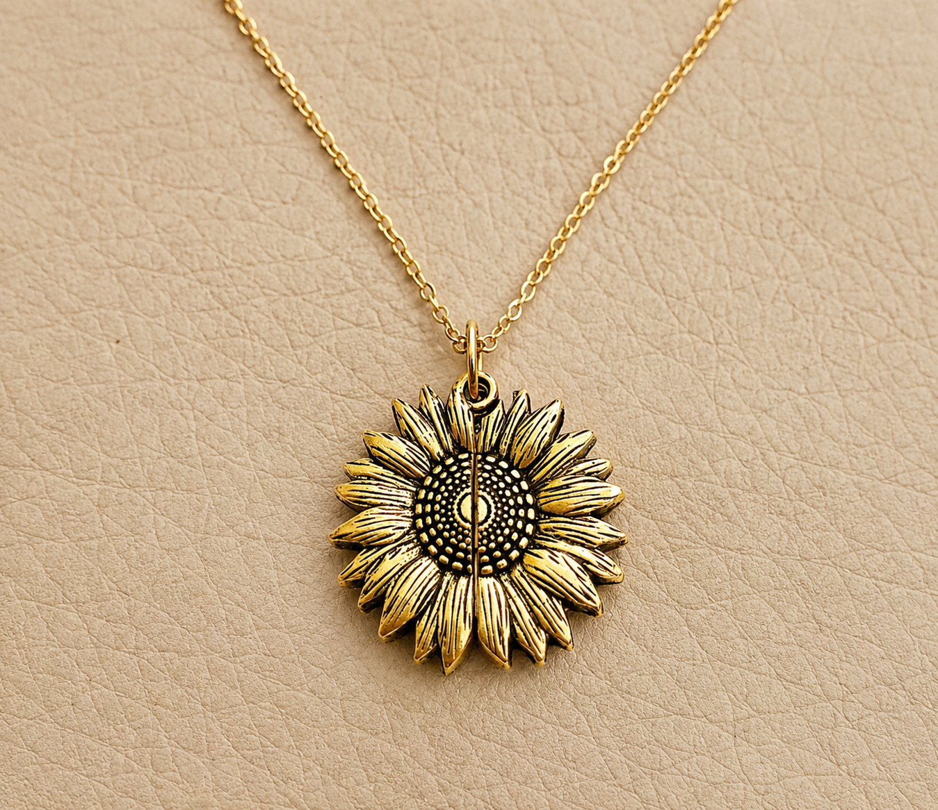 You Are My Sunshine - Sunflower Necklace