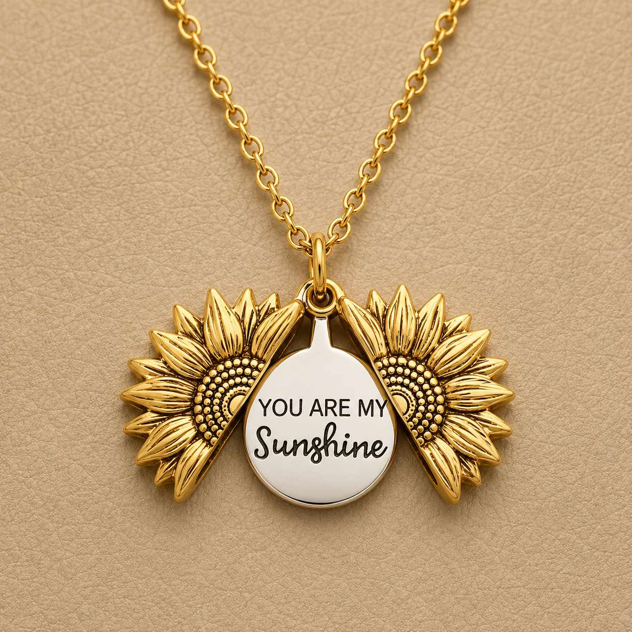 You Are My Sunshine - Sunflower Necklace