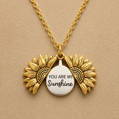 You Are My Sunshine - Sunflower Necklace