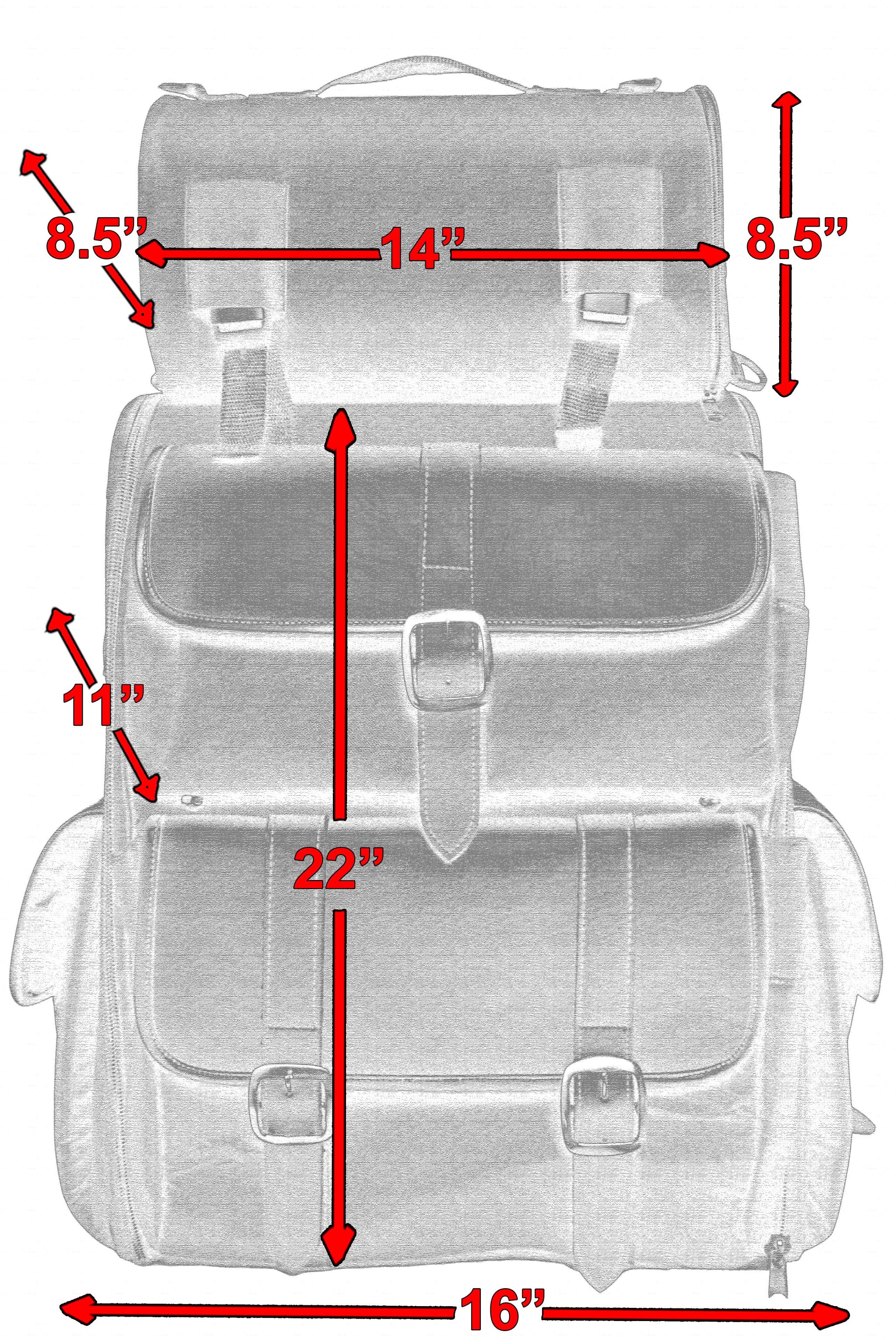Updated Touring Sissy Bar Bag
