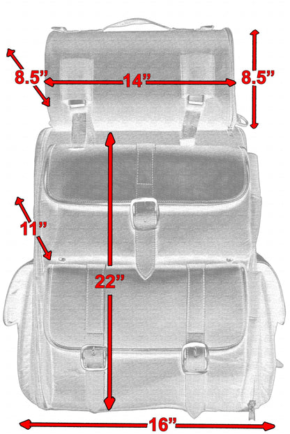 Updated Touring Sissy Bar Bag