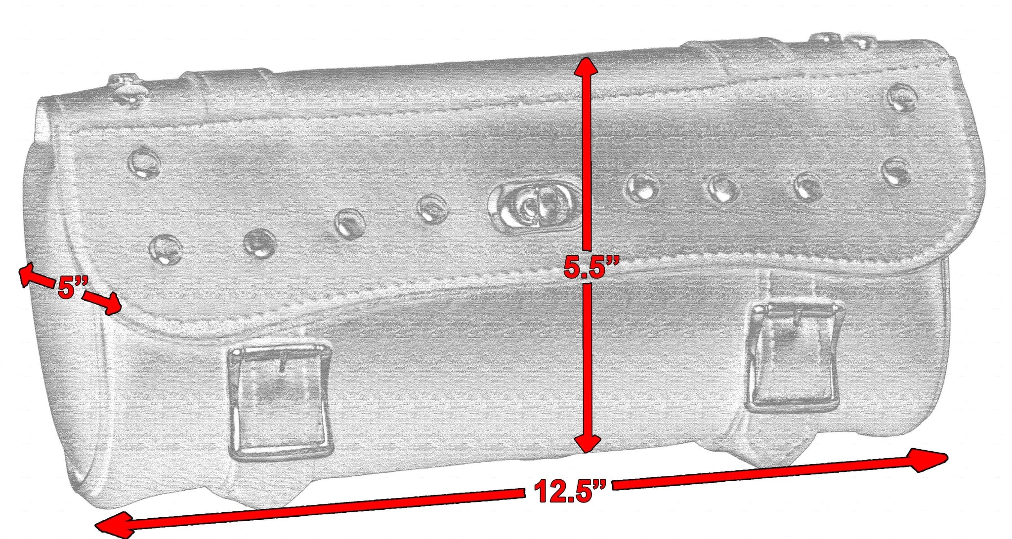 Large 2 Strap Tool Bag w/ Studs