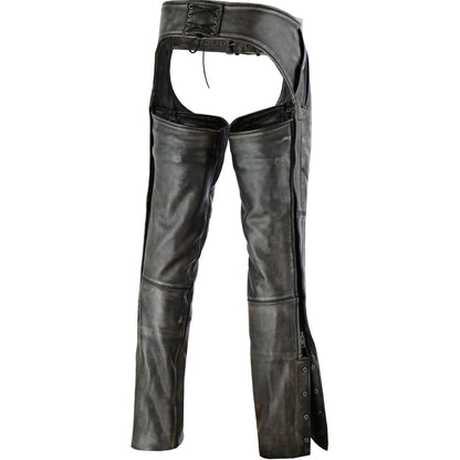 Unisex Four Pockets Insulated Chaps with Stretchable Inner Thigh