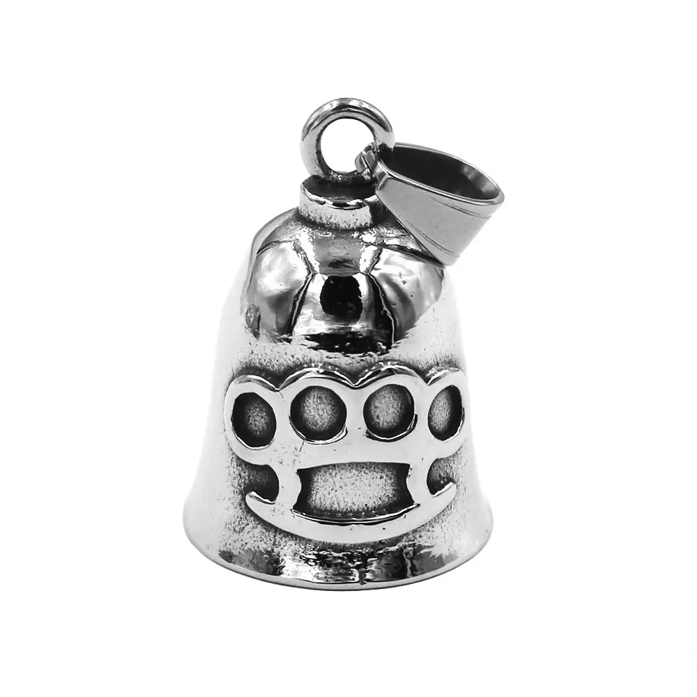 Live to Ride Eagle Wings Jesus Cross Biker Bell Pendant Stainless Steel Knuckles Heart Peace Sign Rose Eye Bell Christmas Gift    qykyai-sq.myshopify.com