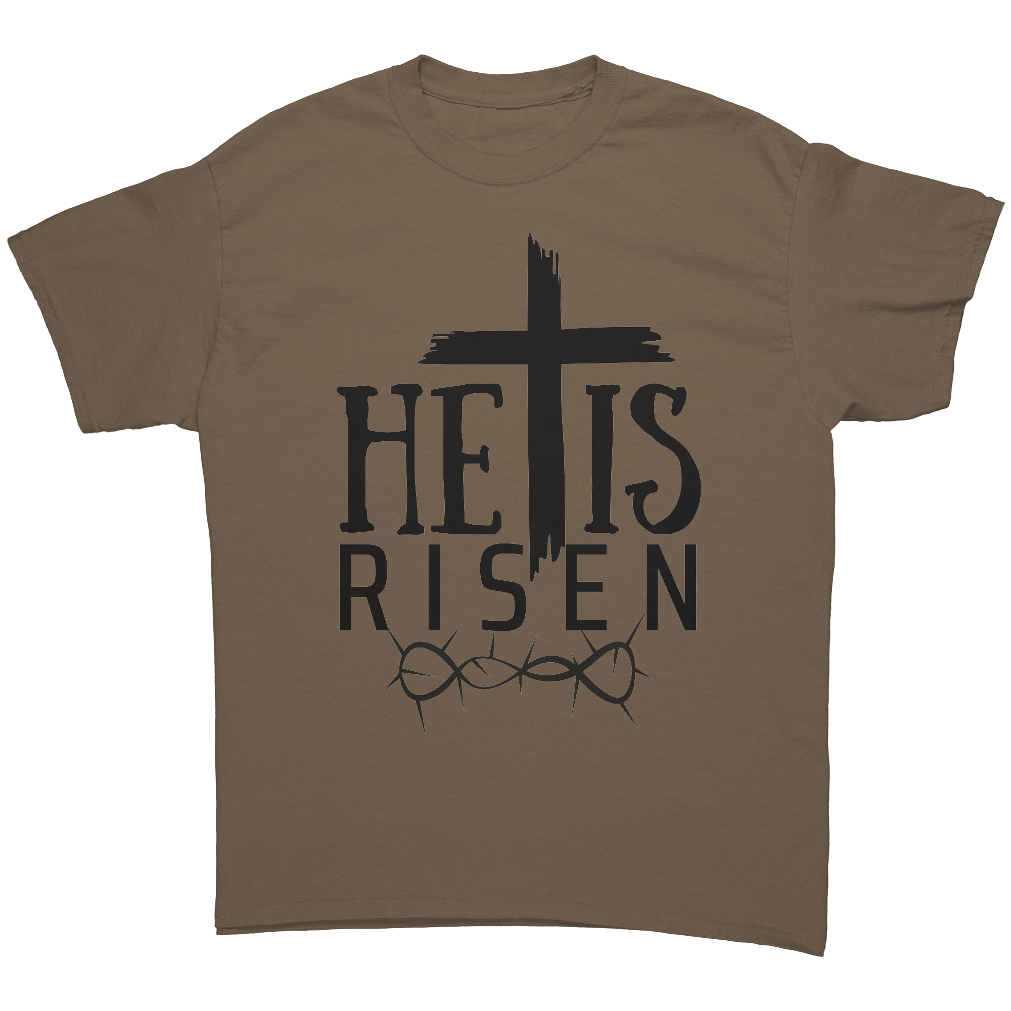 He_is_Risen_-_Premium_Unisex_t-Shirt_Brown_Savana_Front_Mockup.png_13803725