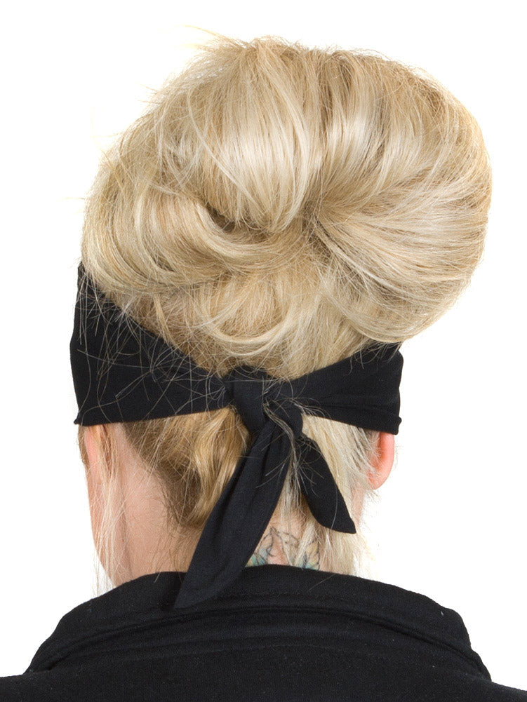 Tie-back Stretchy Rhinestone Bandana Super Moon Design