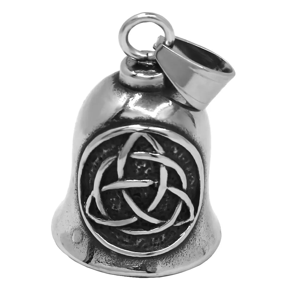 Eagle Biker Cross Jesus Bell Pendant Stainless Steel Norse Viking Warrior Spartacus Helmet Rose Lady Rider Saint Mary Jewelry