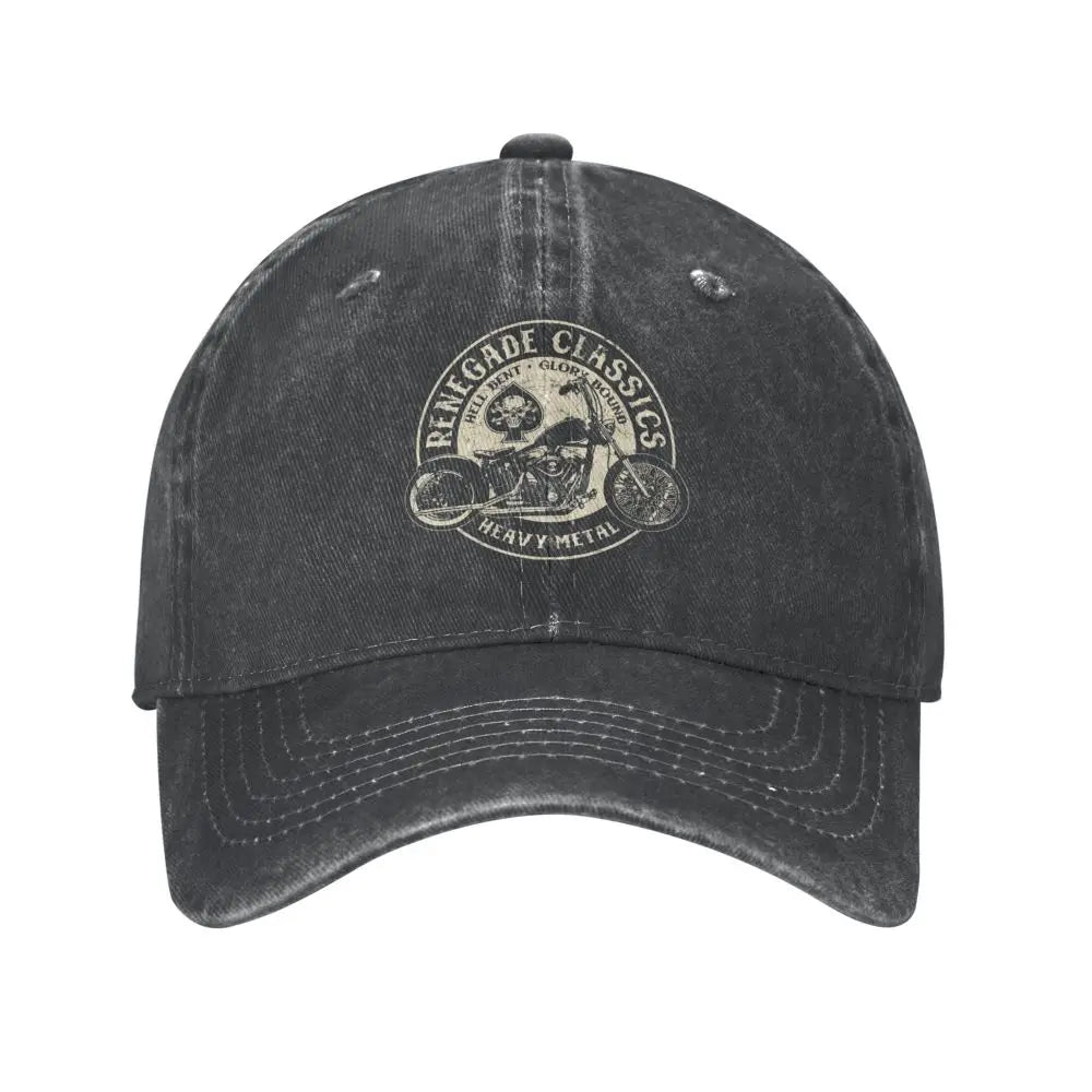 Vintage Motorcycle Cap    qykyai-sq.myshopify.com