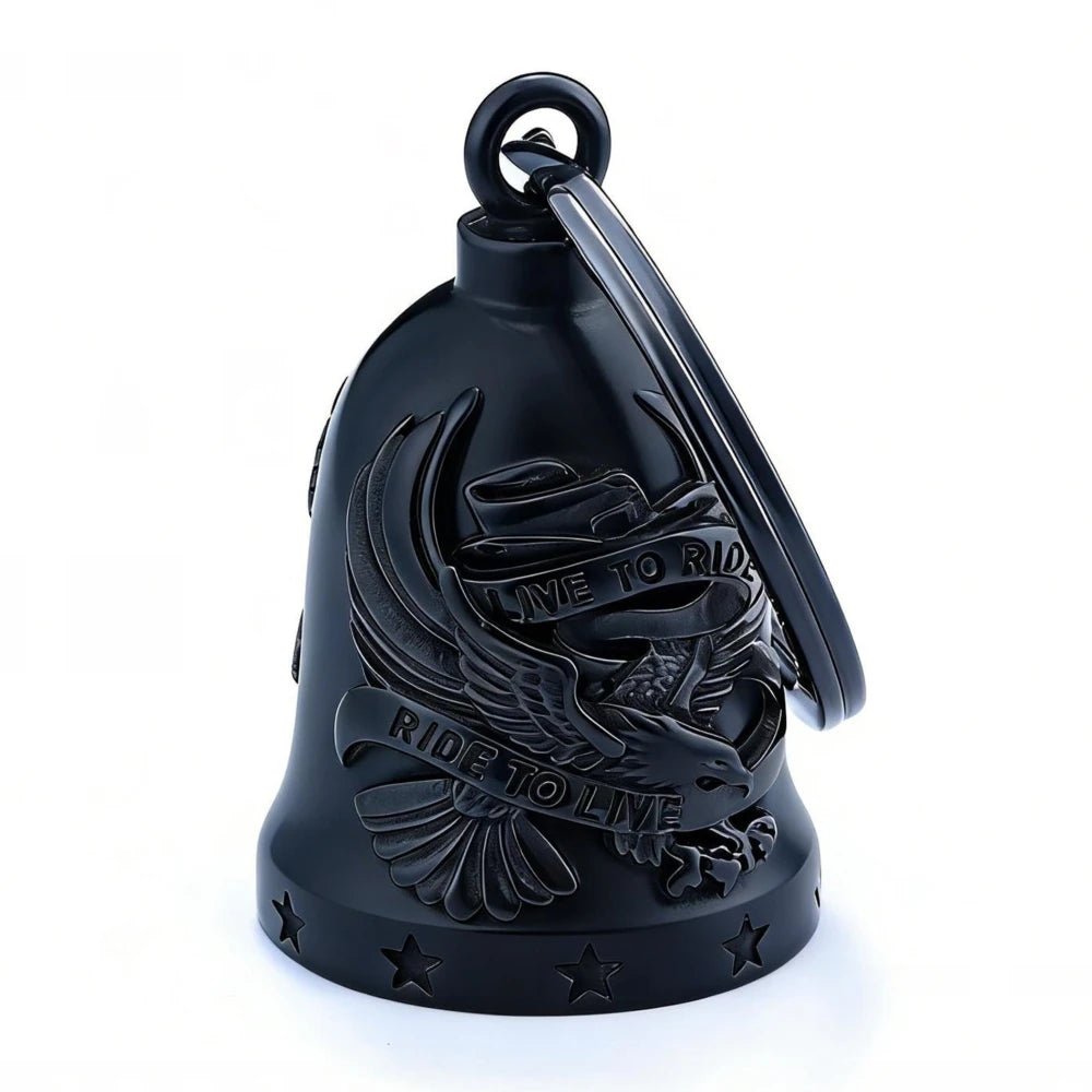 Fashion Live To Ride Eagle Biker Bell Pendant Stainless Steel Jewelry Charm Biker Men Pendant Christmas Gift