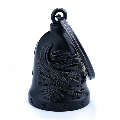 Fashion Live To Ride Eagle Biker Bell Pendant Stainless Steel Jewelry Charm Biker Men Pendant Christmas Gift