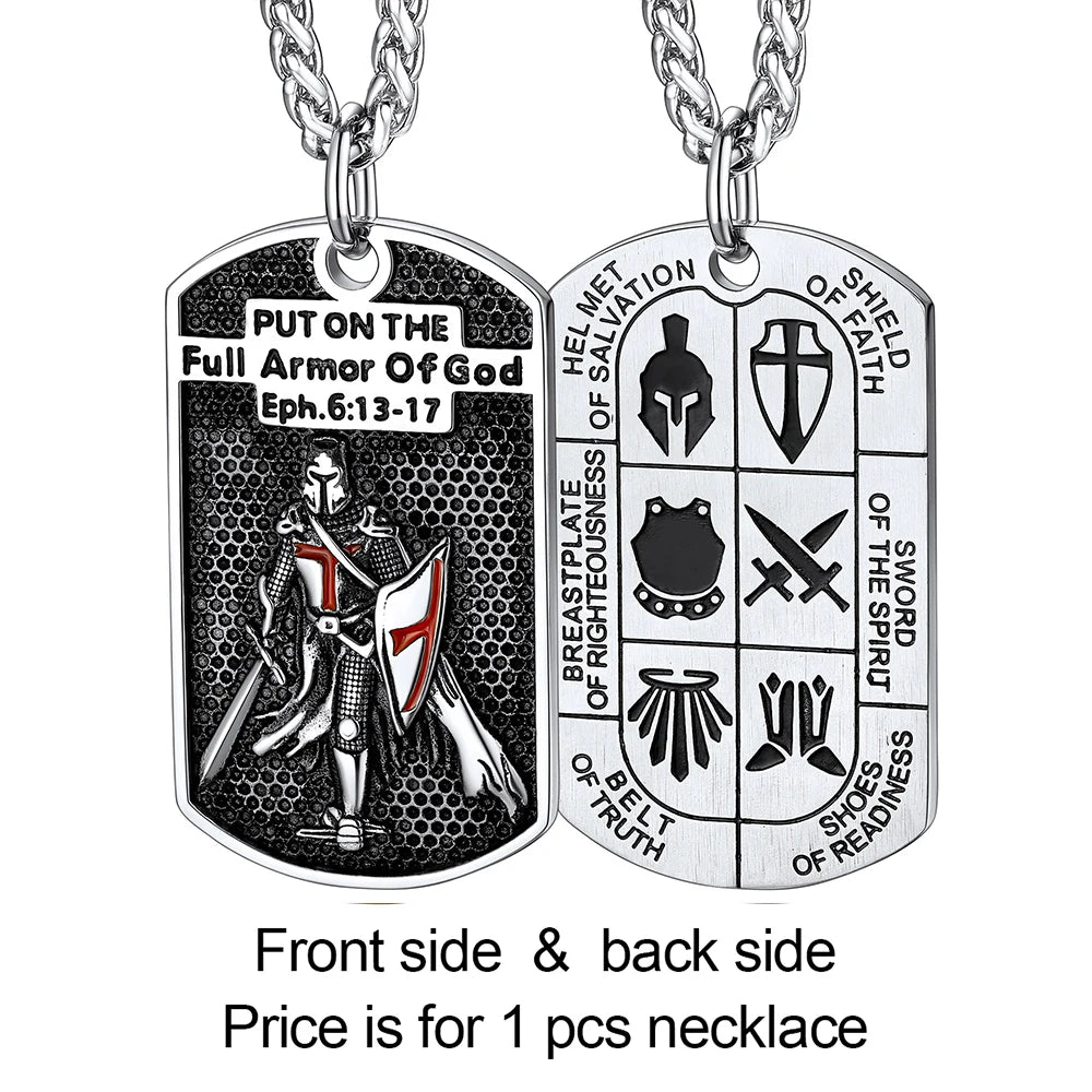 Ride with Faith and Honor: The Templar Knight's Cross Necklace collection