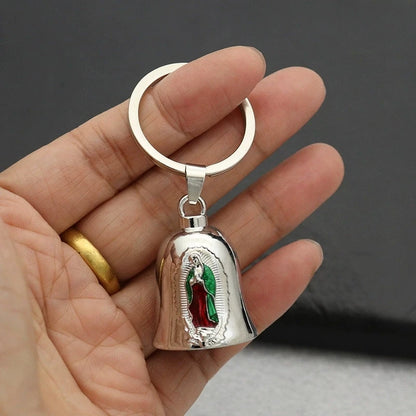 Fashion Angel Wings Motorcycle Bell Pendant Punk Rock Men's Riding Party Amulet Exorcism Jewelry