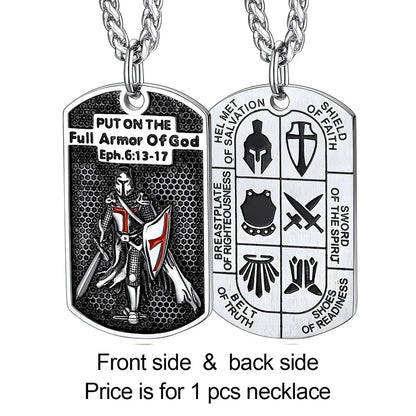 Ride with Faith and Honor: The Templar Knight's Cross Necklace collection