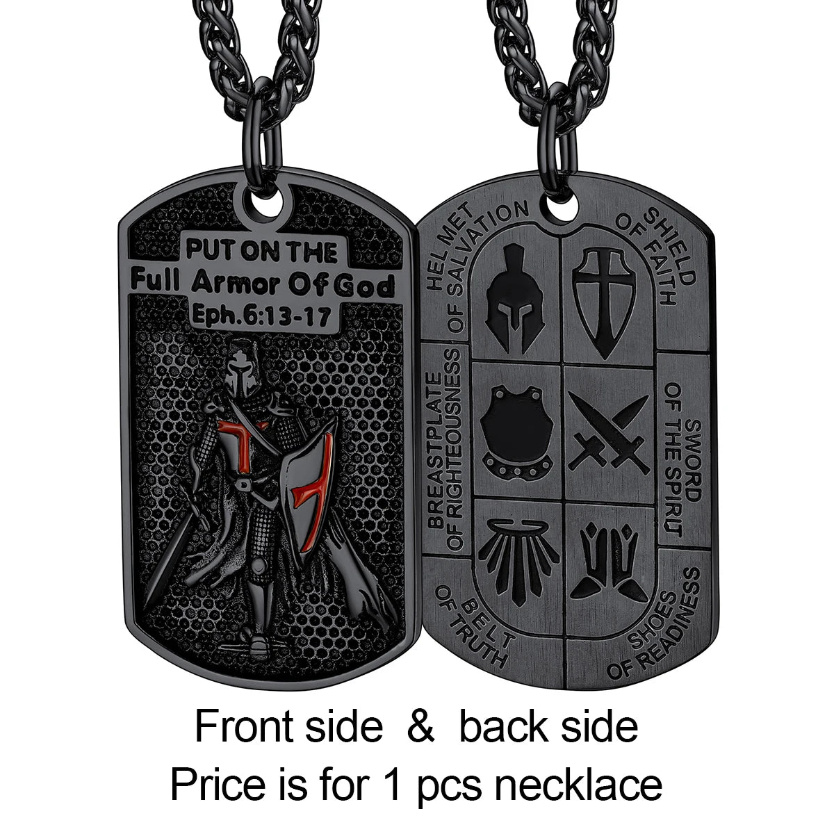 Ride with Faith and Honor: The Templar Knight's Cross Necklace collection