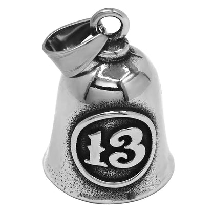 Eagle Biker Cross Jesus Bell Pendant Stainless Steel Norse Viking Warrior Spartacus Helmet Rose Lady Rider Saint Mary Jewelry