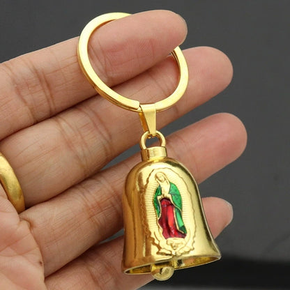Fashion Angel Wings Motorcycle Bell Pendant Punk Rock Men's Riding Party Amulet Exorcism Jewelry