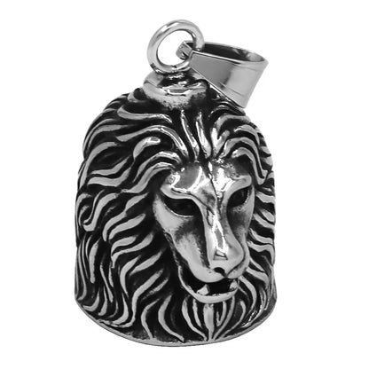 Eagle Biker Cross Jesus Bell Pendant Stainless Steel Norse Viking Warrior Spartacus Helmet Rose Lady Rider Saint Mary Jewelry