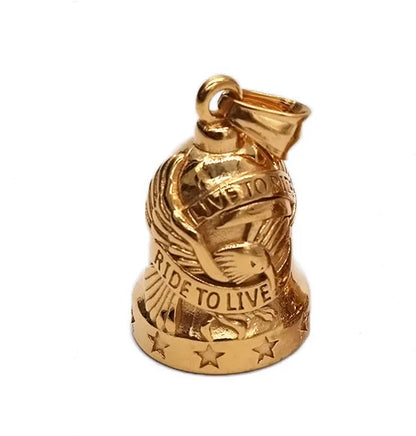Eagle Biker Cross Jesus Bell Pendant Stainless Steel Norse Viking Warrior Spartacus Helmet Rose Lady Rider Saint Mary Jewelry