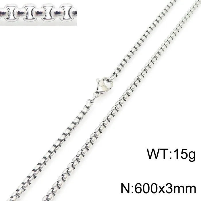 Fashion Cross Guardian Angel Wings Bell Necklace Pendant Men Viking Amulet Stainless Steel Jewelry Accessories (Has bell sound)