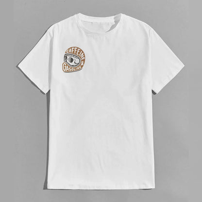 Caffeine & Gasoline Graphic Cotton T-shirt Unisex