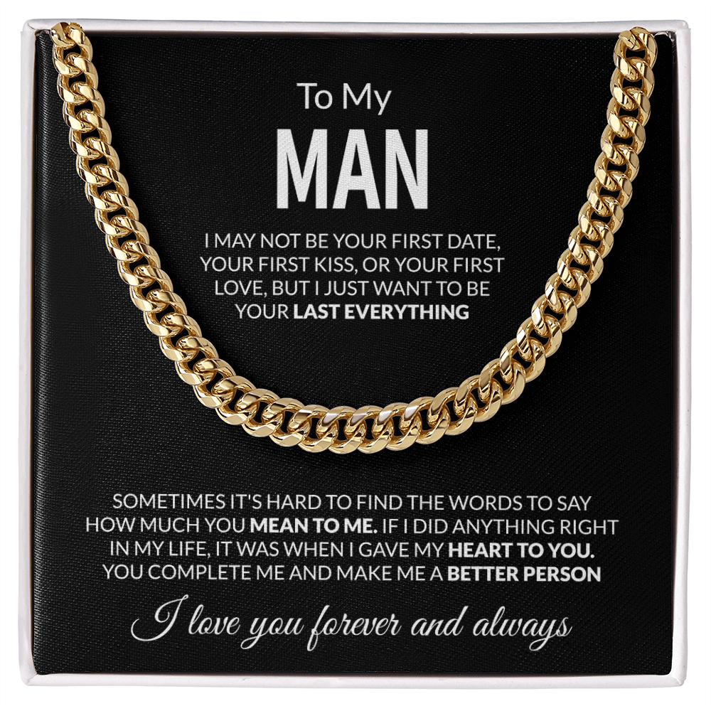 To My Biker – Ride or Die Cuban Chain