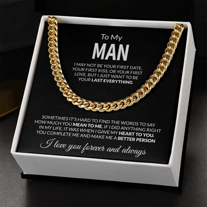 To My Biker – Ride or Die Cuban Chain