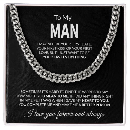 To My Biker – Ride or Die Cuban Chain
